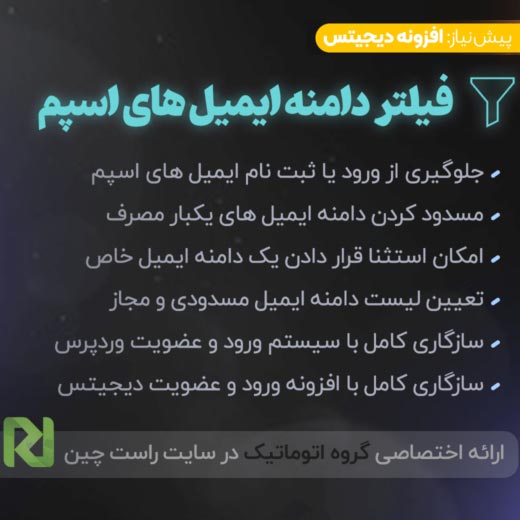 افزونه Email Filter